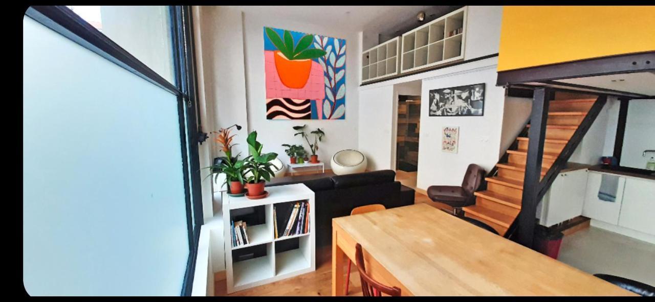 Ferienwohnung Duplex Industriel Au Coeur De Lyon Exterior foto